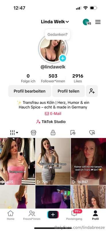 Ich bin jetzt auch auf TikTok. Wenn du auch TikTok hast, fol..