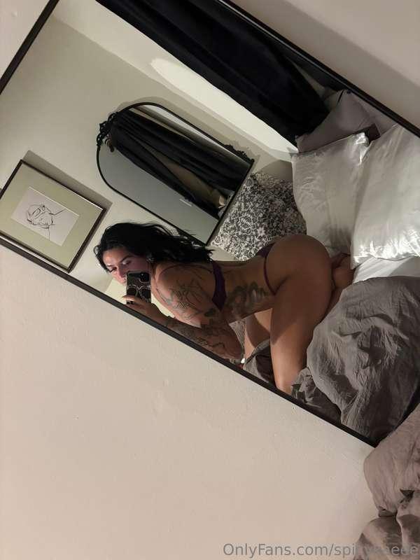 Caught in bed again… being a little tease. 👀