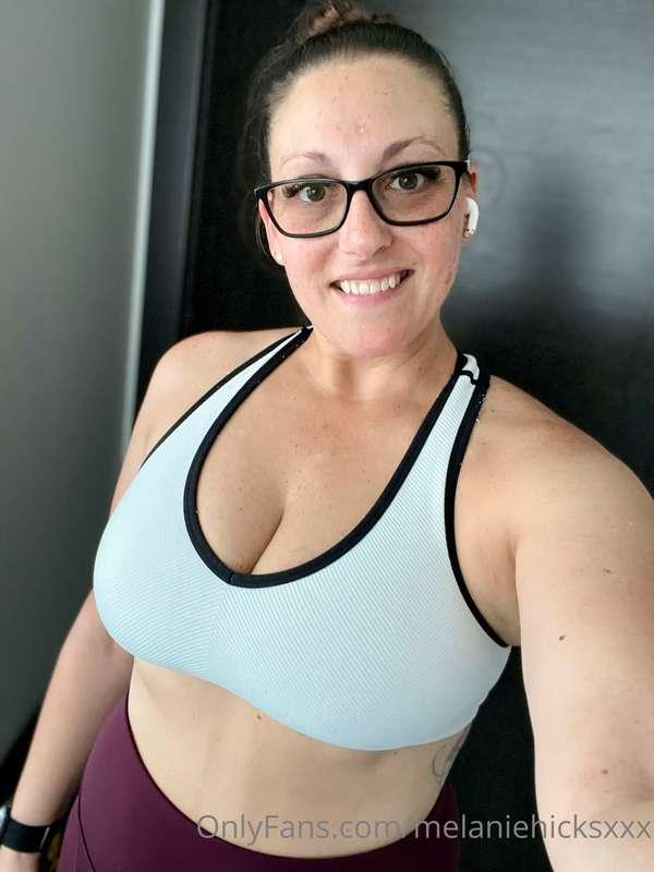 Aftermath of working out and working! How sweaty am I?
