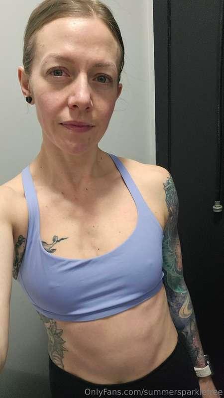 Post gym selfies!