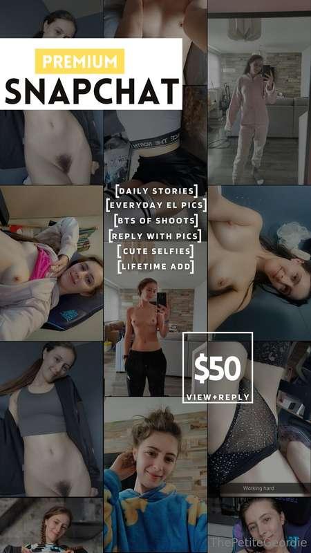 Starting to use my premium snap again! DM me your username o..