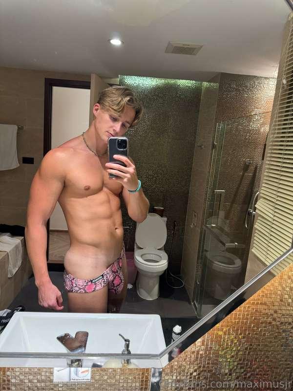 Want to see me fully erect in these 🩲 best join the Tarzan C..