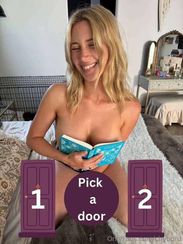 PICK YOUR DOOR 😈two doors. two nasty bundles. and trust me… ..