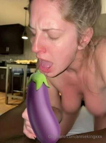Watch me suck & stroke Daddy's 10.5" BBC & then eat his ass ..