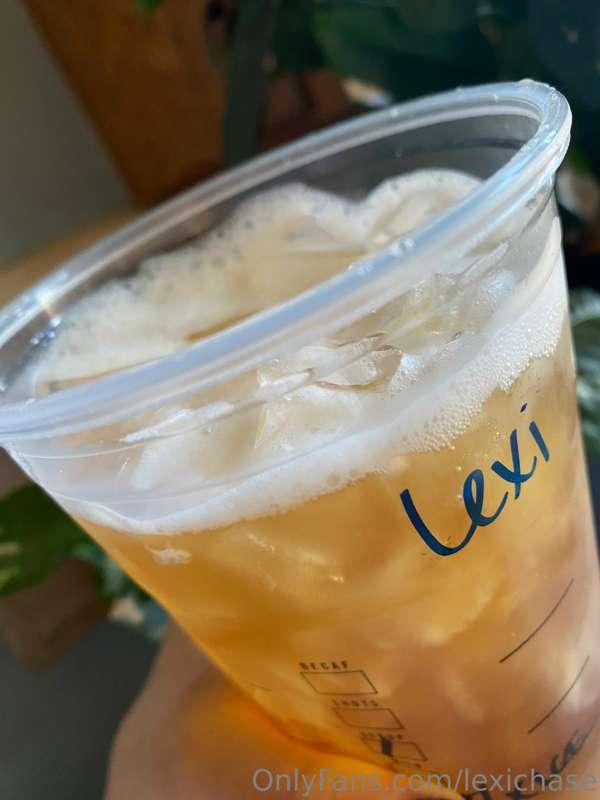 First Starbucks in days and it’s giving me LIFE!!!!!! 
Send ..
