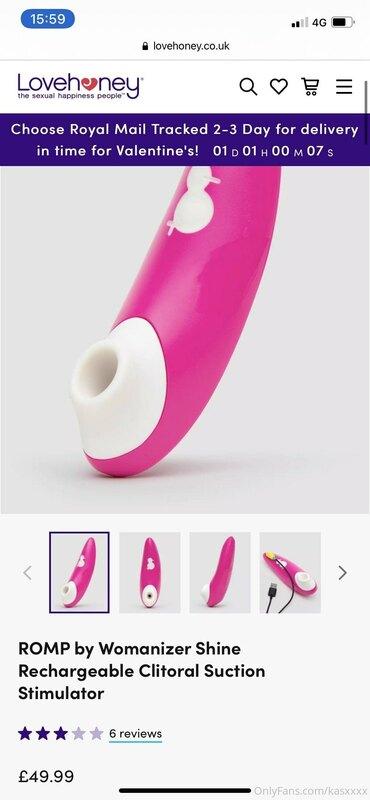 Anyone want to buy me any of these from lovehoney ?? if you ..