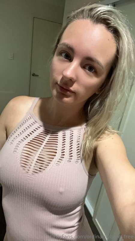 Will I be turning heads tonight without a bra on? 👀😋
