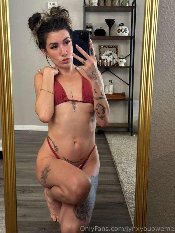 I just love wearing bikinis