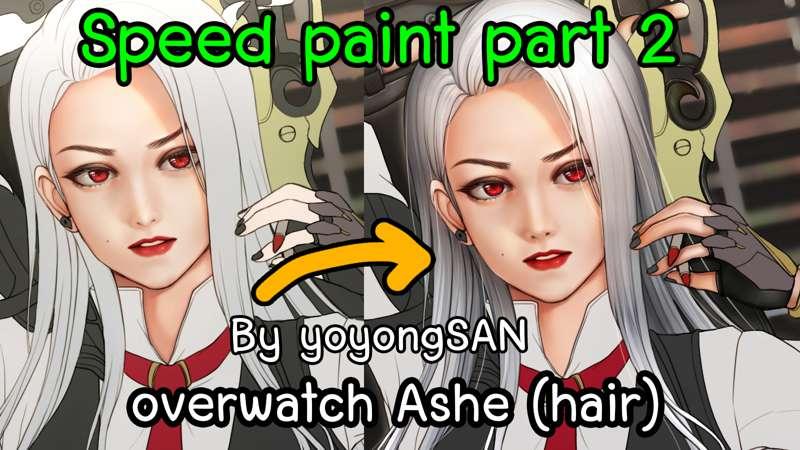 Speed paint Ashe part 2