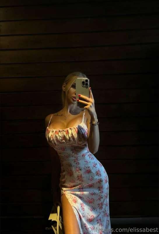 Where will we go if I wear this dress? 🌺💕