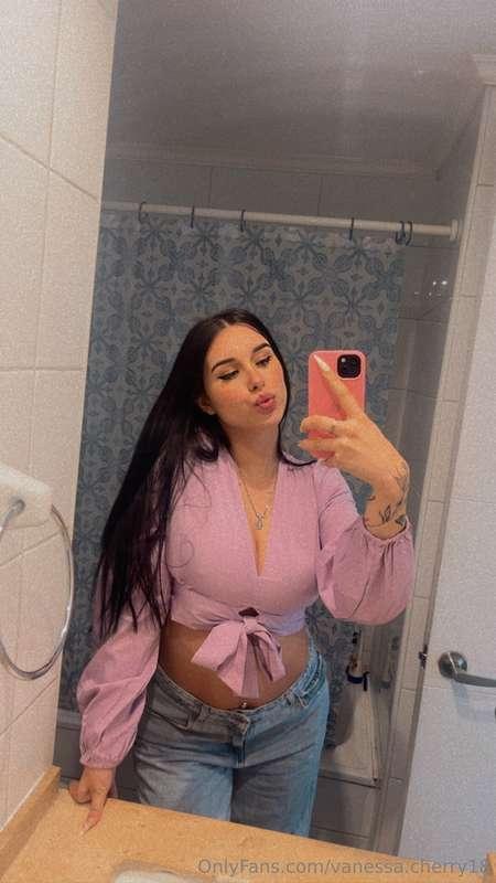 should I head out or not 😭😭😈 btw does pink look good on me? ..