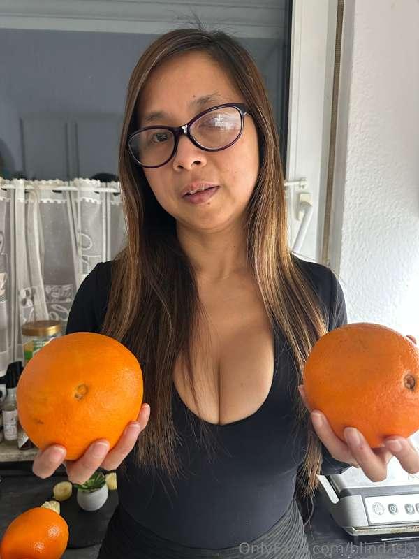 Ich oder die Orangen?🍊😜