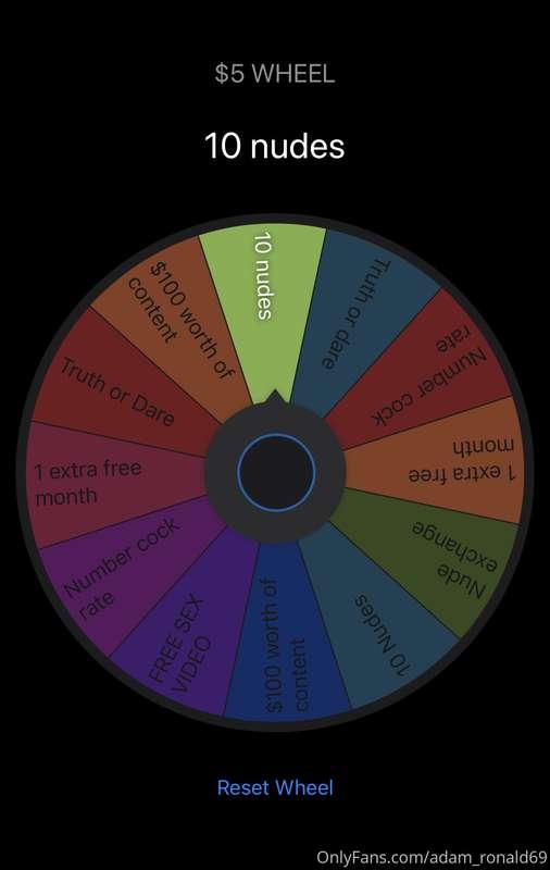 $5 a spin! Spin as many times as you’d like 🔥💜