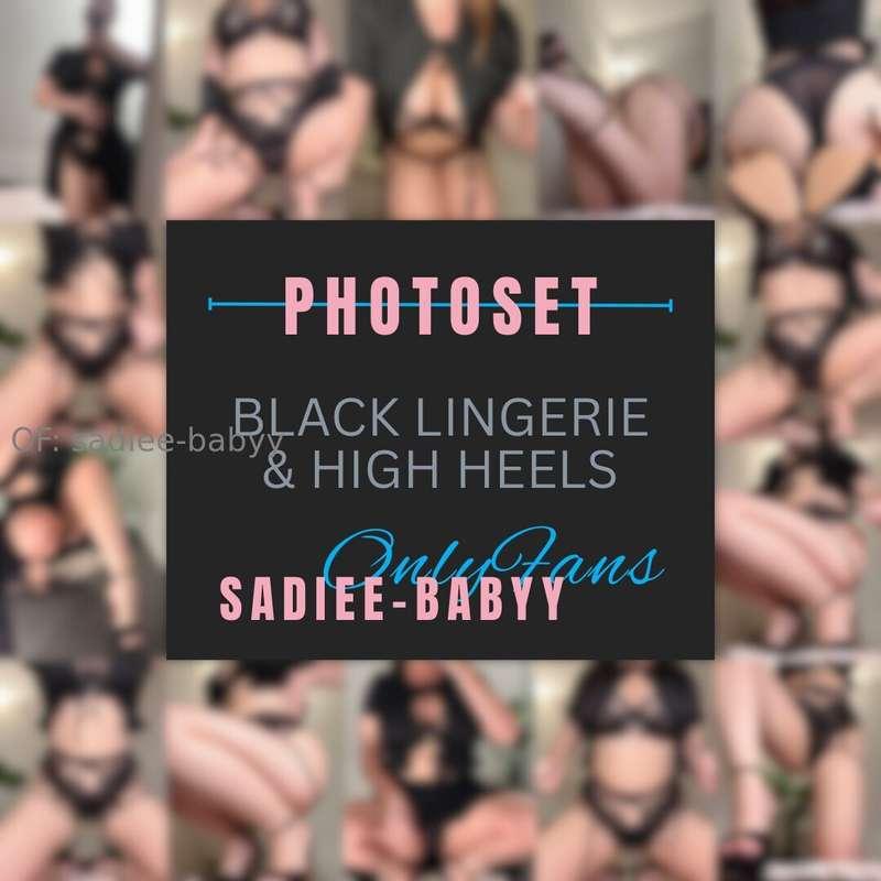 ’Black Lingerie & High Heels’ PHOTOSET [23 images] - $8A sul..