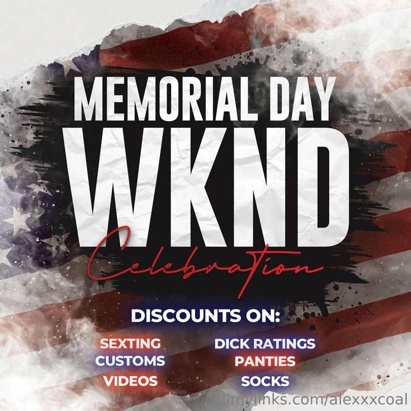I'm having a MASSIVE sale for Memorial Day on my paid accoun..