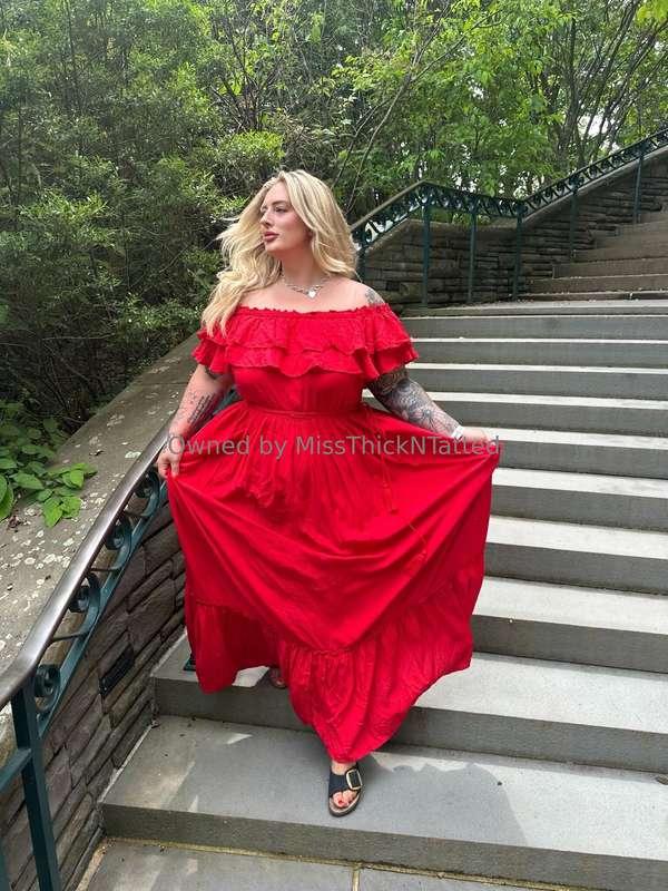 you know what they say about a lady in her red dress...