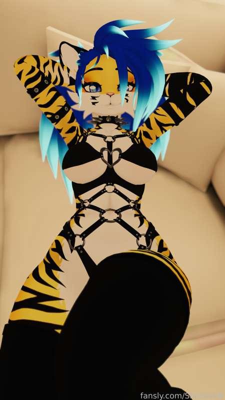 Its time to relax. Cum join me &lt;3 
#furry #vtuber