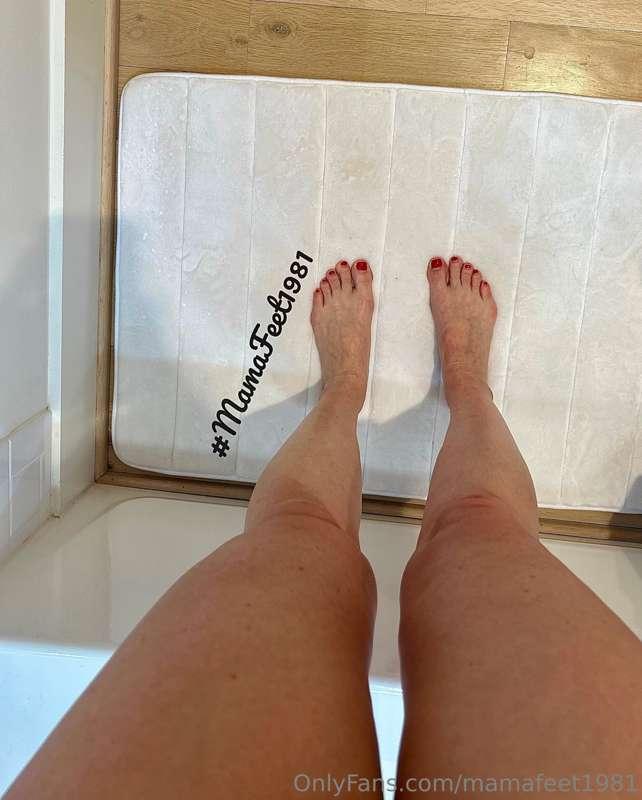 About to head into the shower….