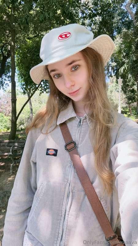 Walking in the fresh air always helps me feel better and sor..
