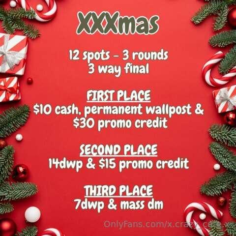 🧑‍🎄🎄 CASH COMP - XXXMAS 🎄🧑‍🎄Like 20 posts & send me your nau..