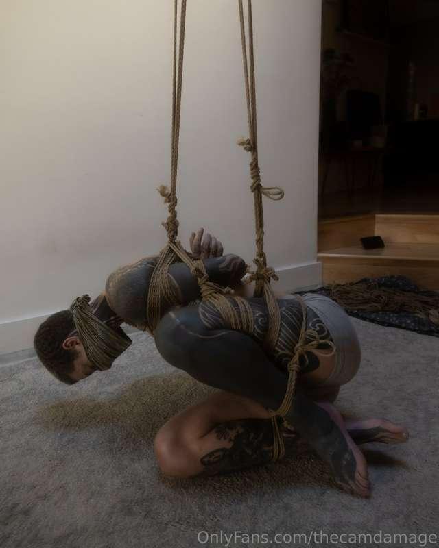 Got to visit @kissmedeadlydoll and get up to rope antics aga..