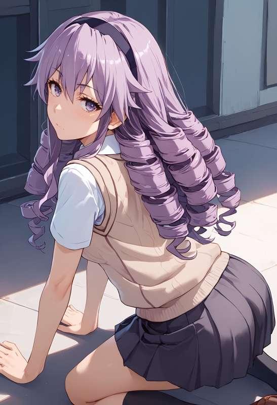 常盤台のお嬢様に露出を覚えさせた結果、ドハマリしてしまったようです　59枚(zip, pdf有り)