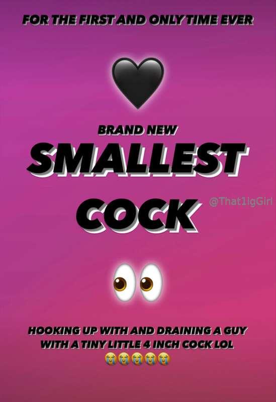 ✨💜 SMALLEST DICK! 💜✨  ✨✨✨ BRAND NEW FULL FACE EXCLUSIVE SEXT..