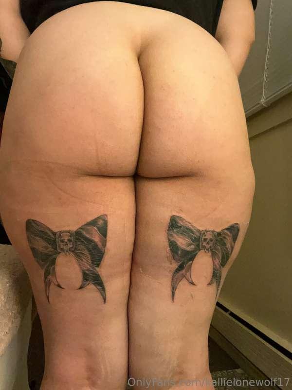 Do you like my new tattoos? They are still wrapped up in thi..
