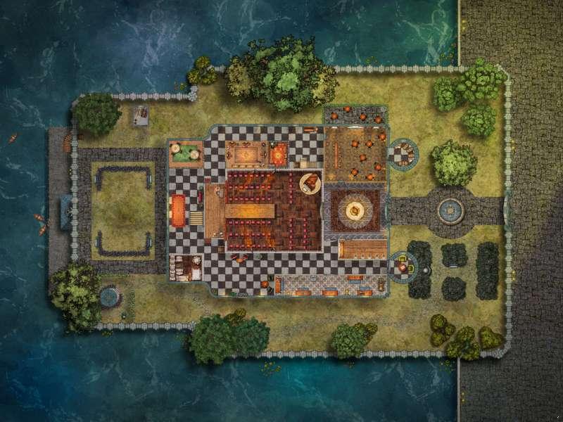 Mansion (4 stories)