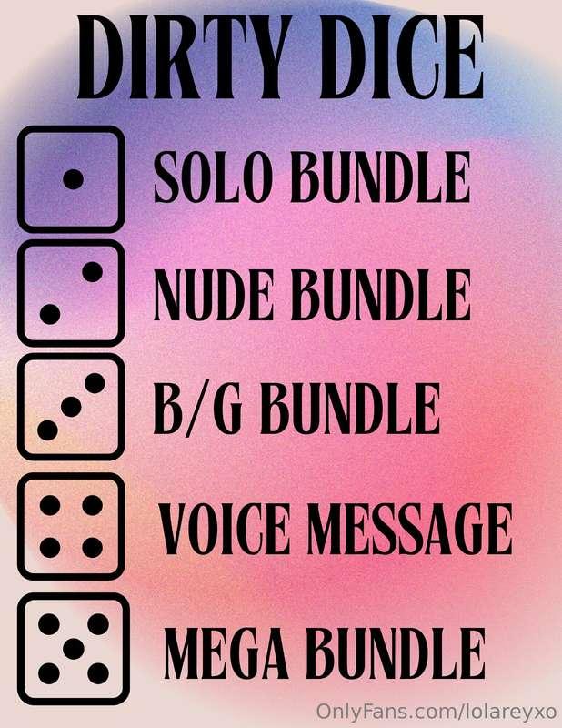 😋TRY YOUR LUCK WITH THE DIRTY DICE😋Hottest Contents on the T..