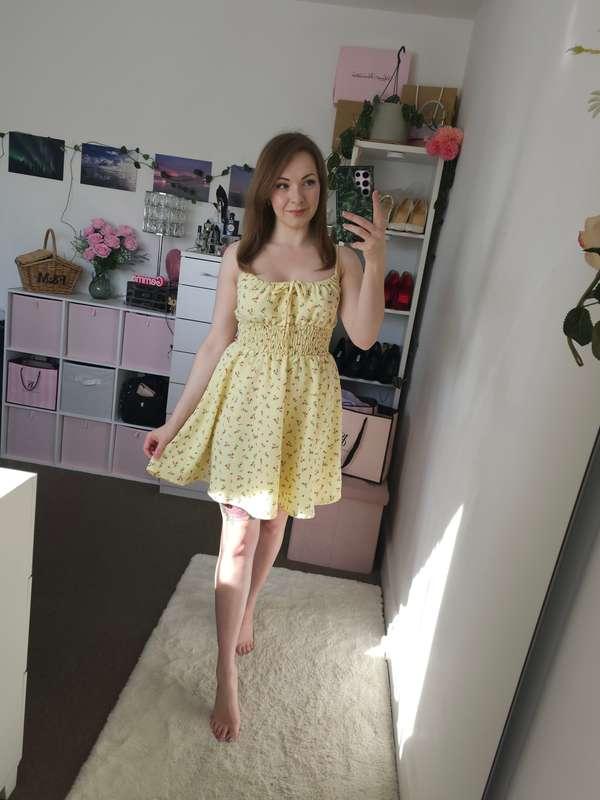 I was going to get ready, outfit hung up behind me, but then..