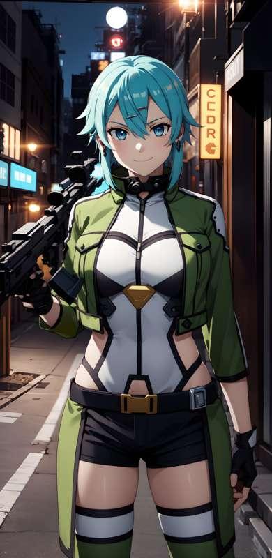 Sinon. Sword Art Online