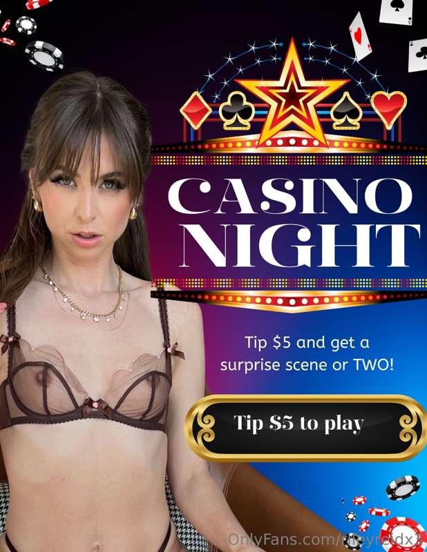 ***CASINO NIGHT*** Tip $5 and get a surprise scene! Or Two 😈..