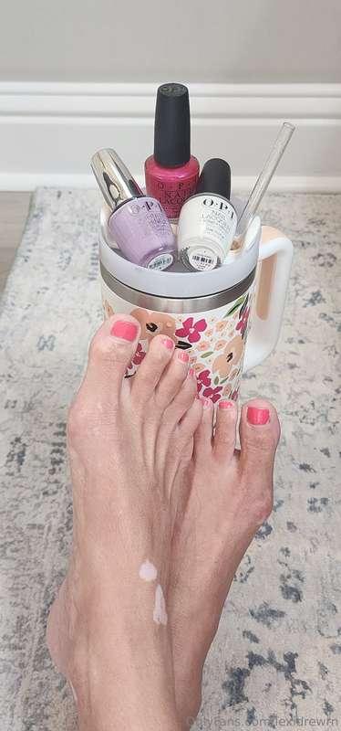 Pedicure time! Which color??