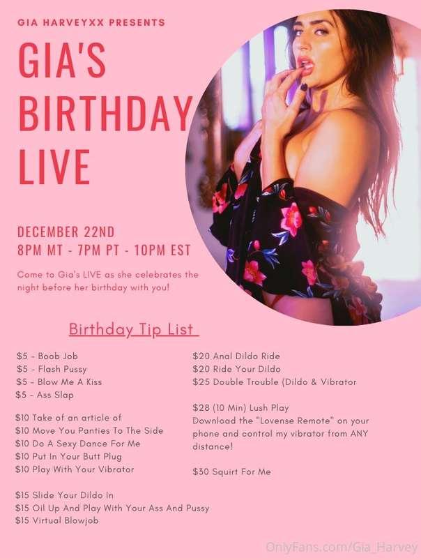 Come celebrate my Birthday tomorrow night LIVE!!!! 
🍰🍰🍰

All..