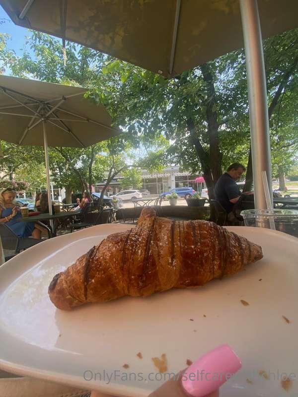 My yummy croissant  this afternoon 🥐 Remember to treat yours..