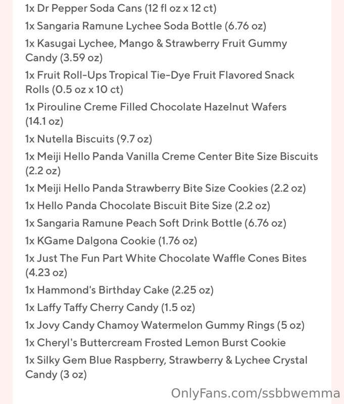 I just put in this small snack order 😏