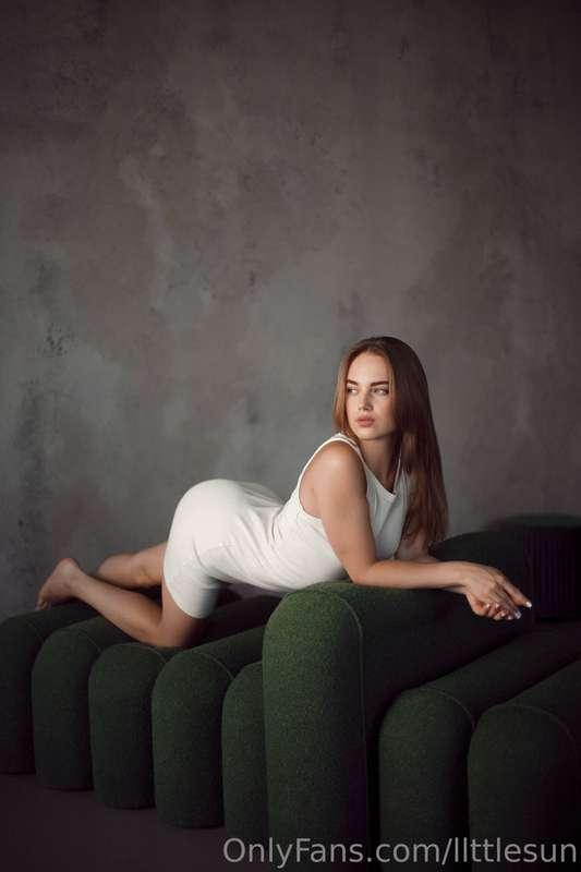 In this quiet moment, as I lie in a white dress, every movem..