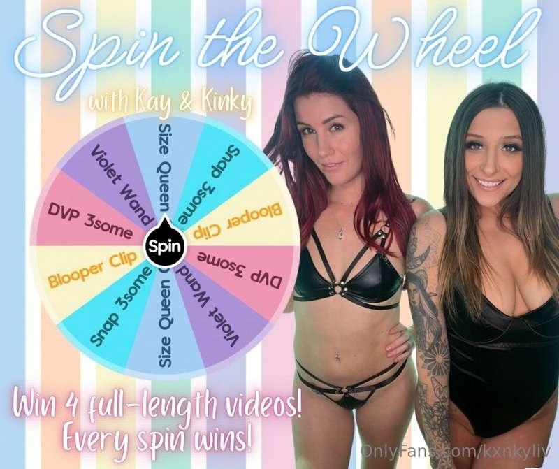 Do you think you’d get lucky with @kaylust & I? 😉🍀  Play Spi..