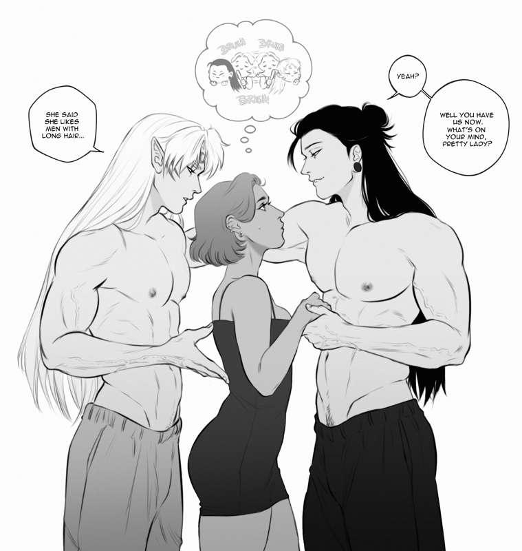 Men with long hair 🙌