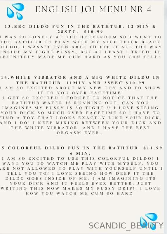 ***NEW MENU WITH PRICES & DESCRIPTON***   
ENGLISH JOI MENU ..