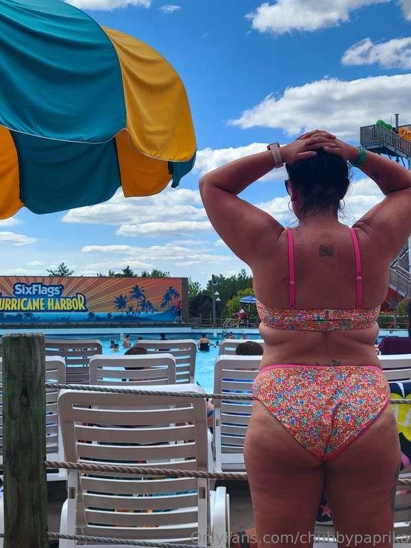 Poolside for the day.... cabana naughtiness anyone?