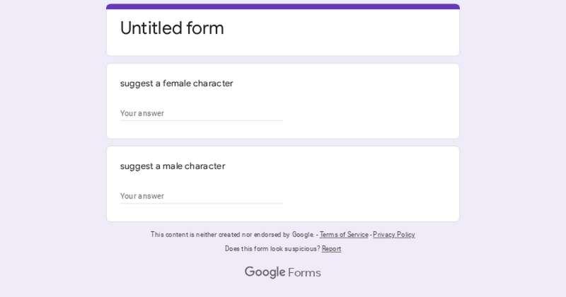 character poll