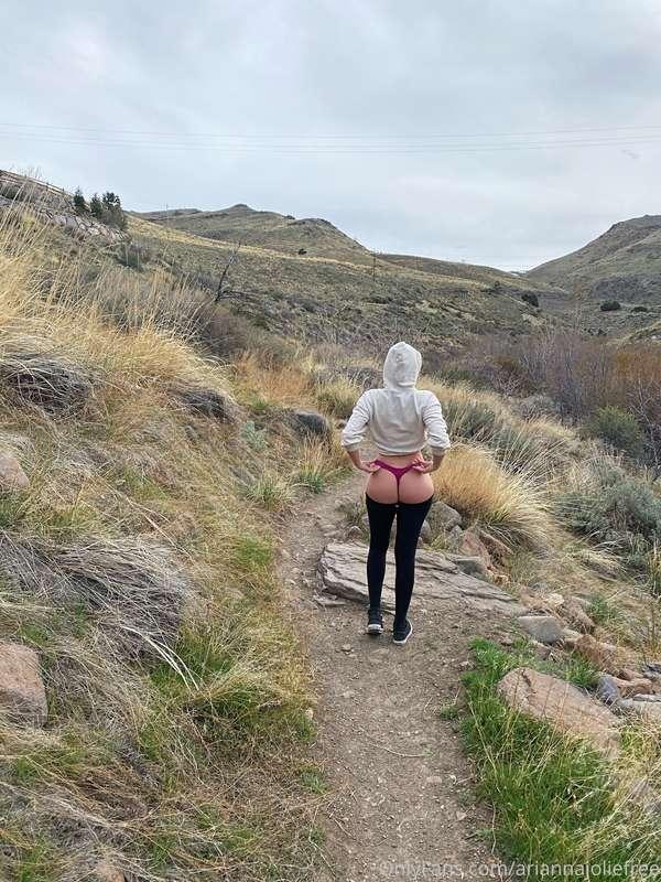 Let’s go hiking 🥾  Unlock to see me strip while hiking!  (To..