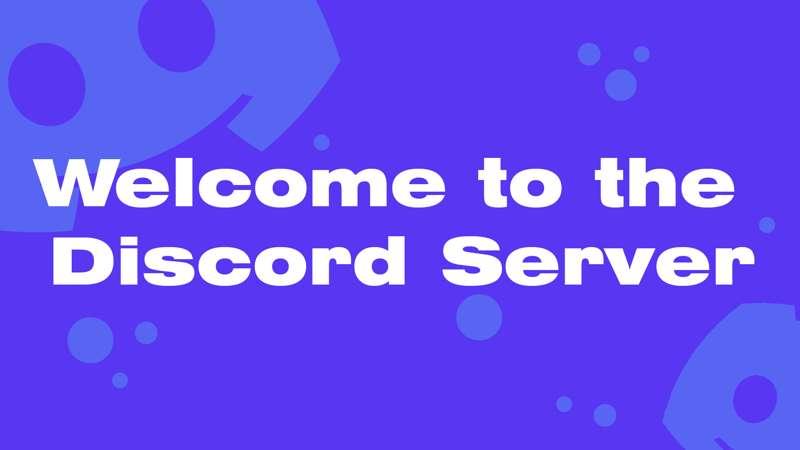 Discord Server is Open 🎉