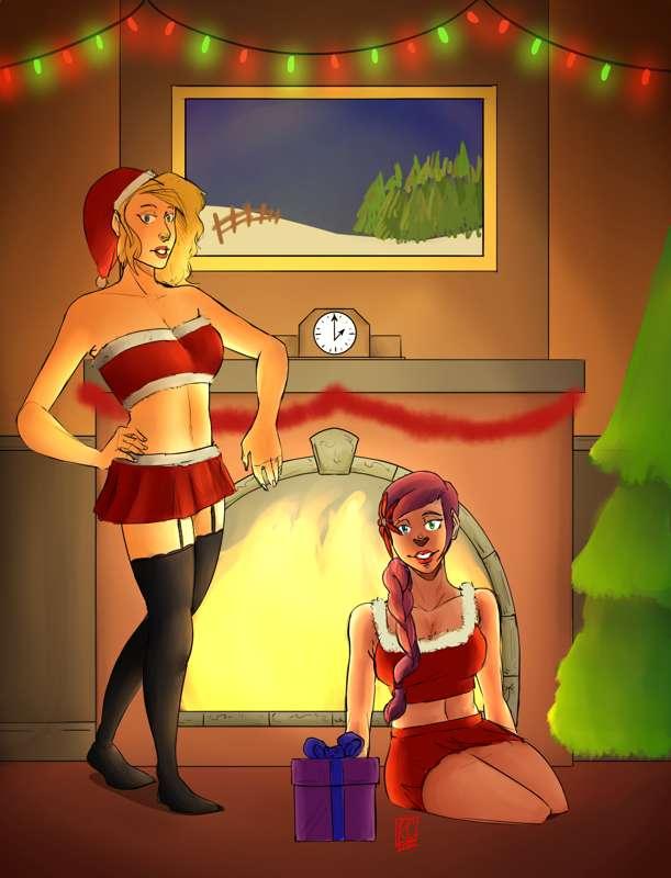 🎧🎨 AUDIO and 2 ARTs (nsfw & sfw) - 1st holiday collab audio yay! 