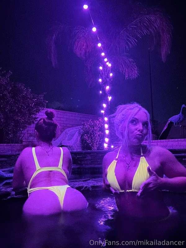 night swims, palm trees and pretty girls, whats not to love?