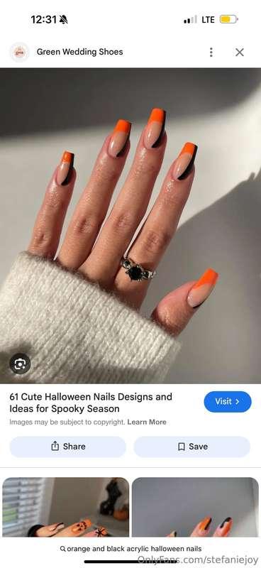 I would really like to get my nails done for Halloween. My s..