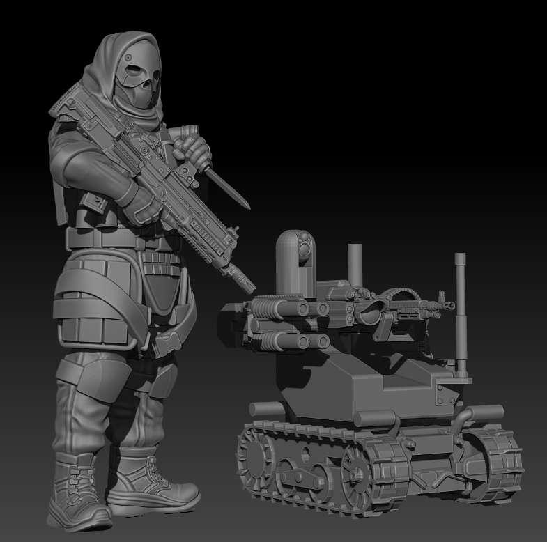 Multi weapon UGV (tier 1 v2) preview