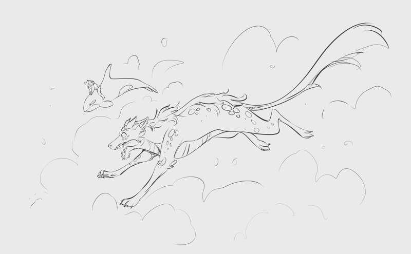 Jumping dog